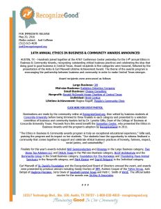 Press Release - 14th Annual Ethics in Business Community Awards_Page_1