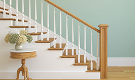 Banisters and staircase