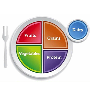 MyPlate graphic from choosemyplate.gov