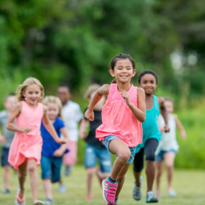kids running